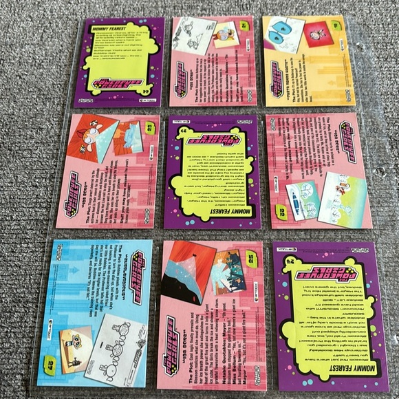Set of 68 Powerpuff Girls Trading Cards with a checklist card - Picture 9 of 16